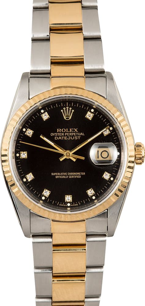 rolex datejust two tone 16233 price|Rolex oyster perpetual 16233 price.